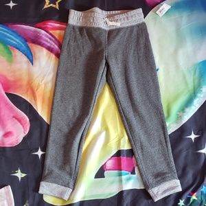 Brand new light sweat pants with worn shirt